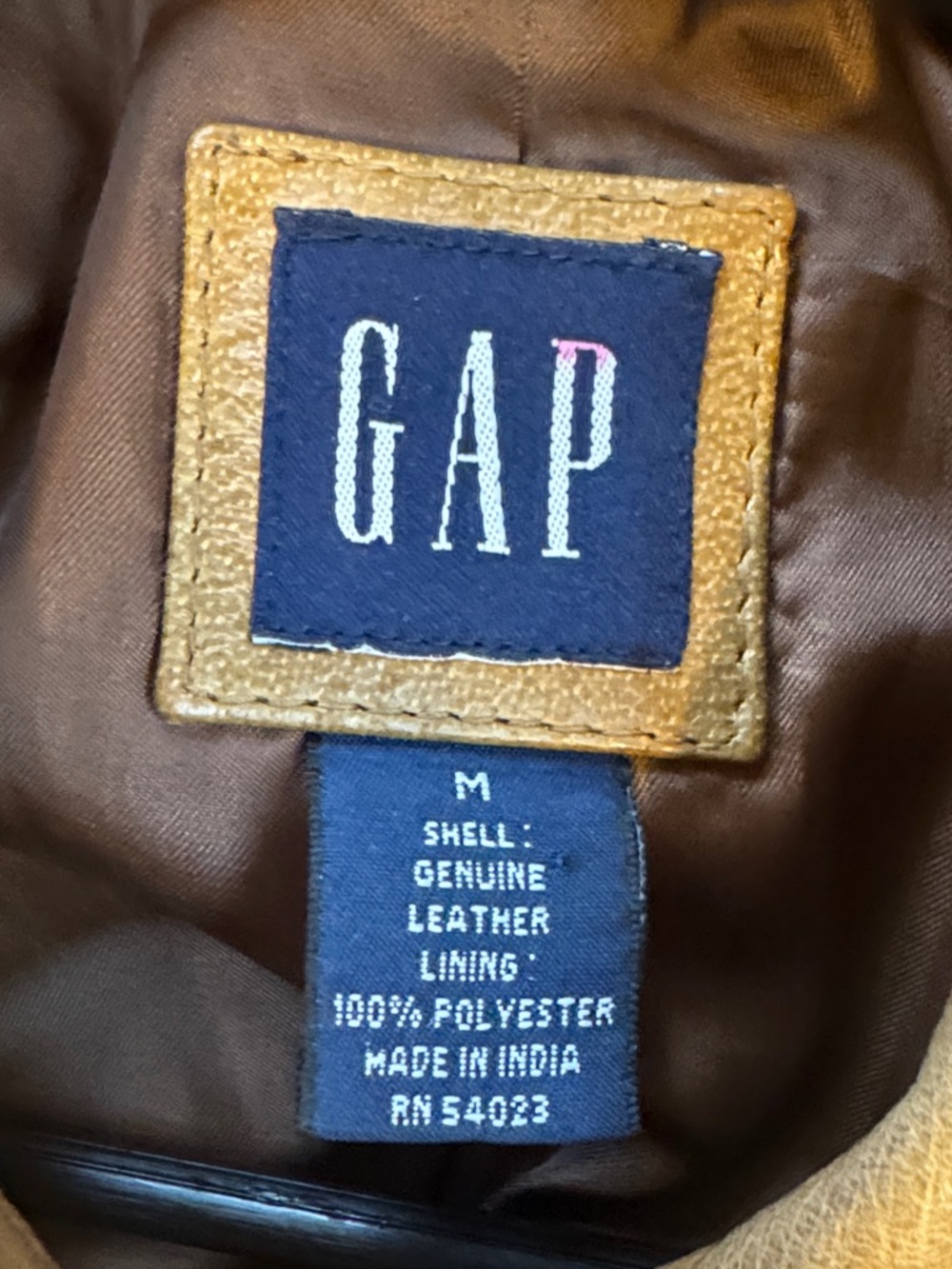 Stunning Vintage 2001 Gap Leather Trench Coat - Picture 10 of 11